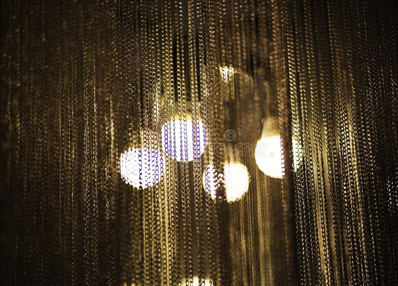 Modern Chandelier with Metal Chains Stock Image Image of illumination, electric 64143301