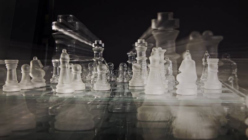 Ancient wooden chess pieces on an old chessboard Stock Photo - Alamy