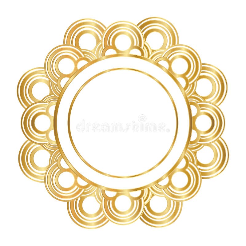 Gold Round Frame Vector Art, Icons, and Graphics for Free Download