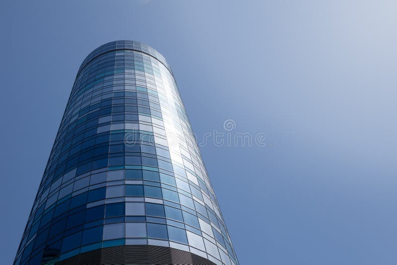 Modern Circular Shaped Building Stock Photo Image of modern, office