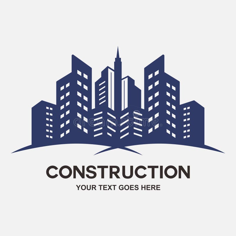 Modern city Buildings construction stock illustration Modern city Buildings construction stock illustration