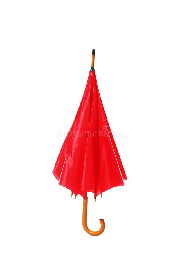 253 Red Umbrella Closed Isolated Stock Photos Free & RoyaltyFree