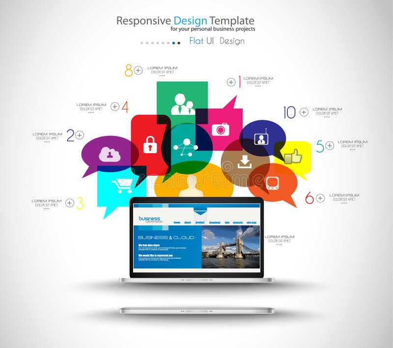 Download Modern Cloud Globals Services Concept Background Stock ...