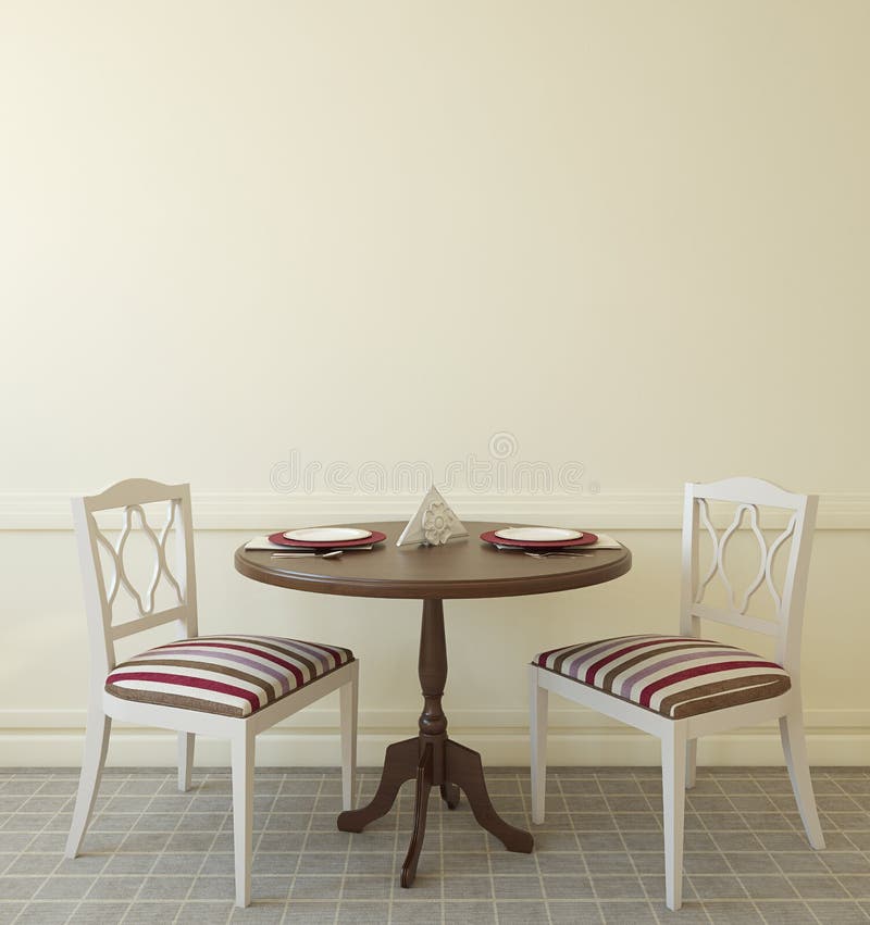 Modern coffee house. 3d render. royalty free illustration