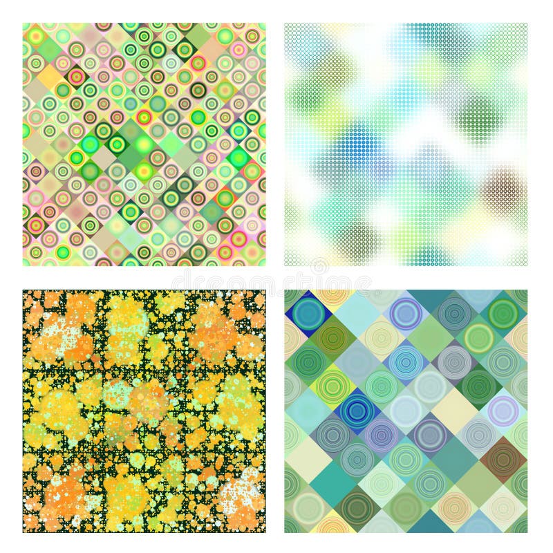 Modern abstract background collection royalty free illustration