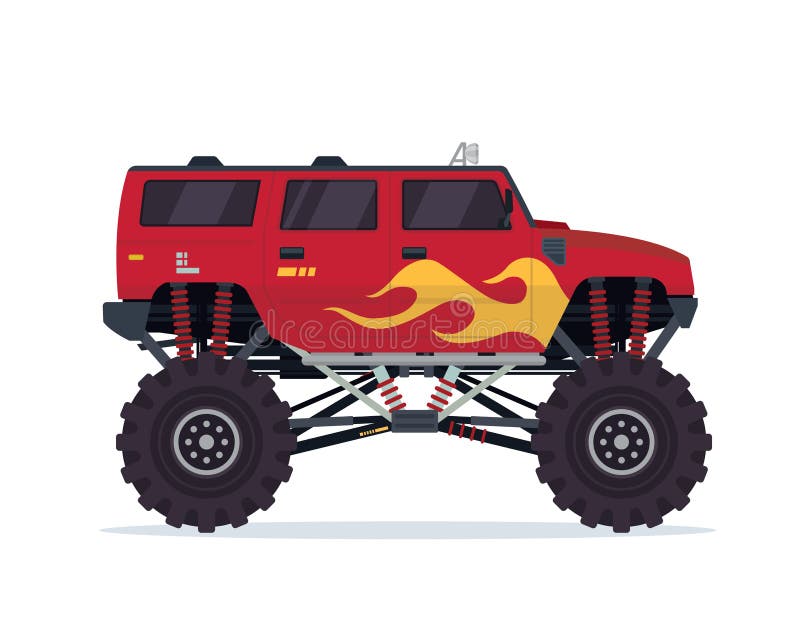 Cartoon Monster Truck Royalty Free SVG, Cliparts, Vectors, and Stock  Illustration. Image 30042068.