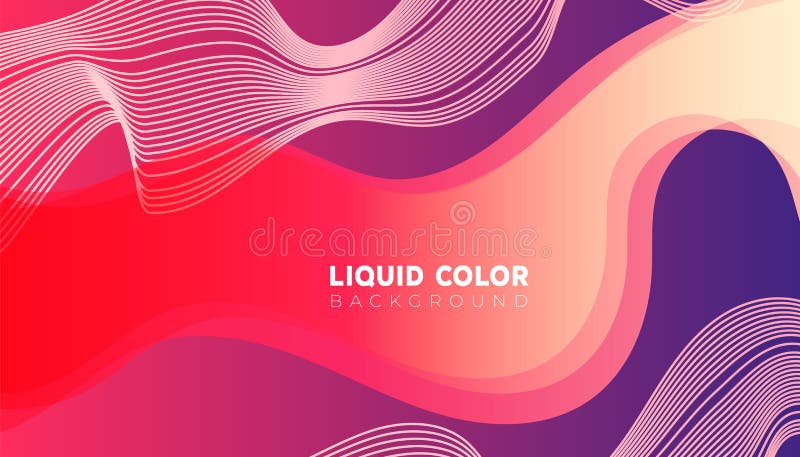 Abstract modern liquid gradient waves sale banner stock photography