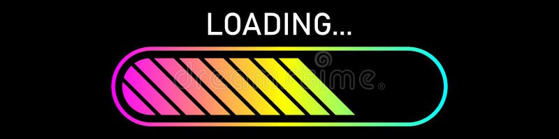 Modern colorful loading icon. Vector illustration isolated stock illustration