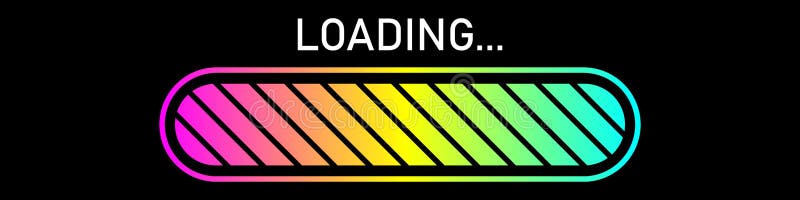 Modern colorful loading icon. Vector illustration isolated vector illustration