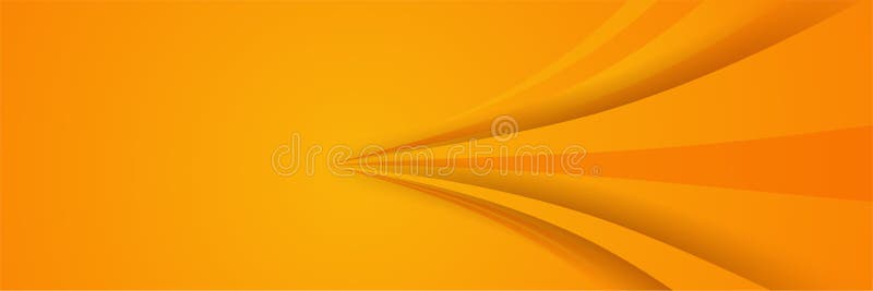 Modern Colorful Orange Wide Banner Background. Abstract Background for  Banner Design Stock Illustration - Illustration of business, light:  235110491