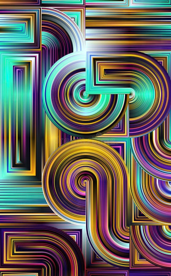 Modern colorful powerful pattern background design royalty free illustration