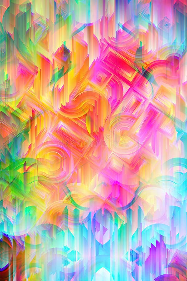 Modern colorful powerful pattern background design stock illustration