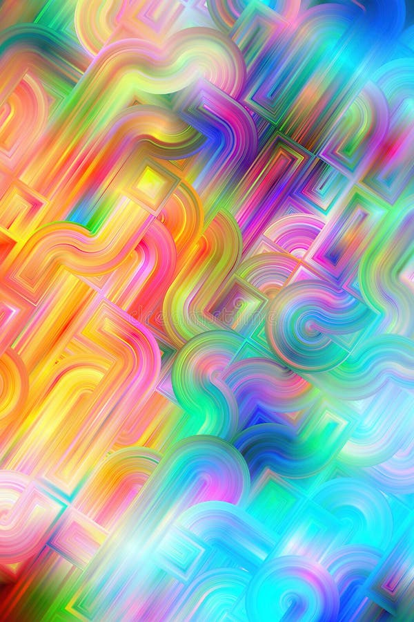 Modern colorful powerful pattern background design royalty free illustration