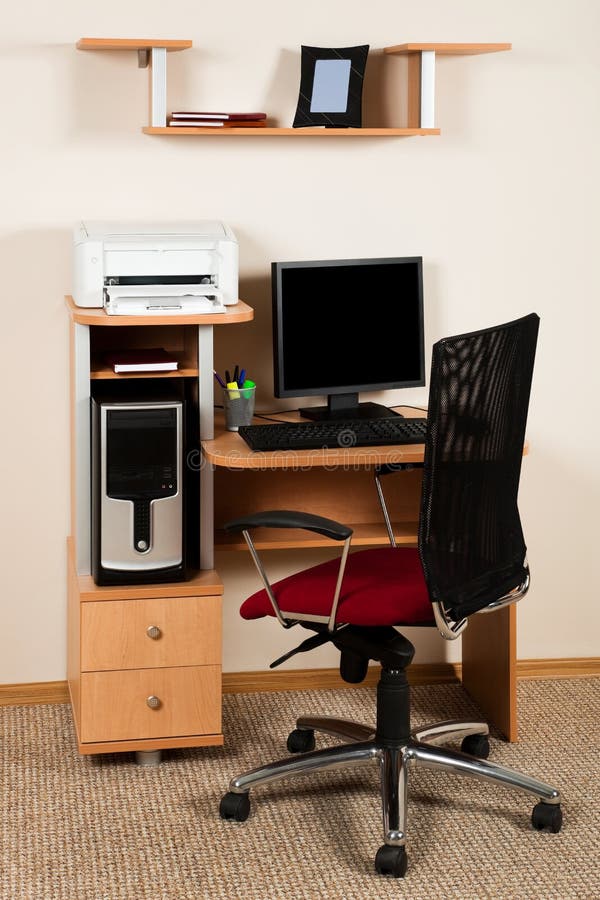 Modern computer stock photography