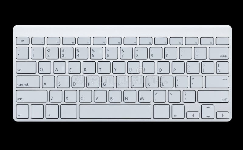 Modern computer keyboard royalty free stock photography