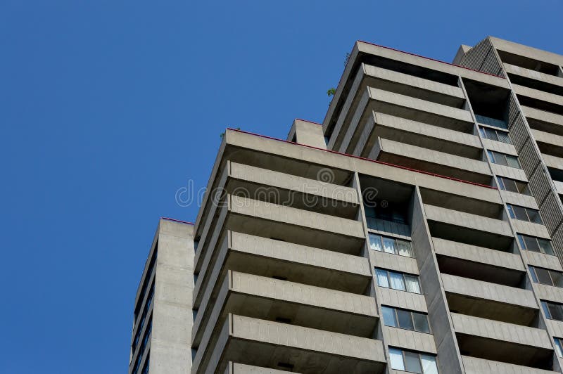 Modern Condo Buildings in Downtown Montreal Stock Image Image of