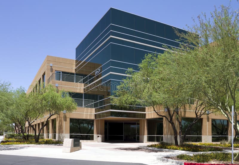 Modern corporate office building exterior