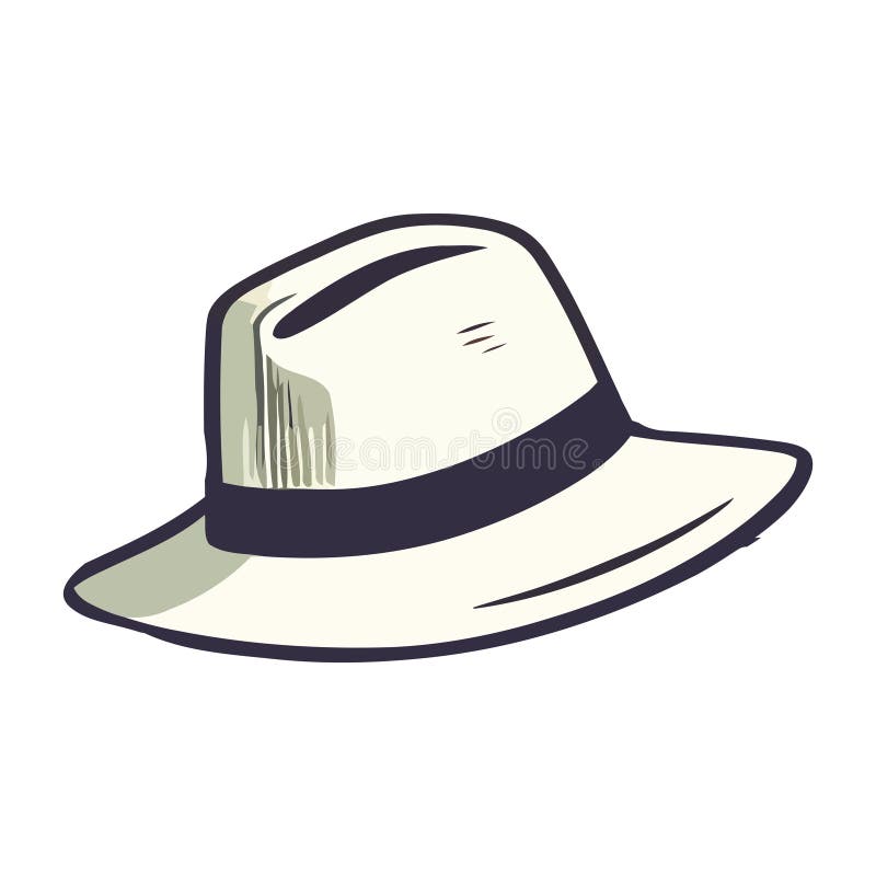 Straw Cowboy Hat Sketch Stock Illustrations 142 Straw Cowboy Hat