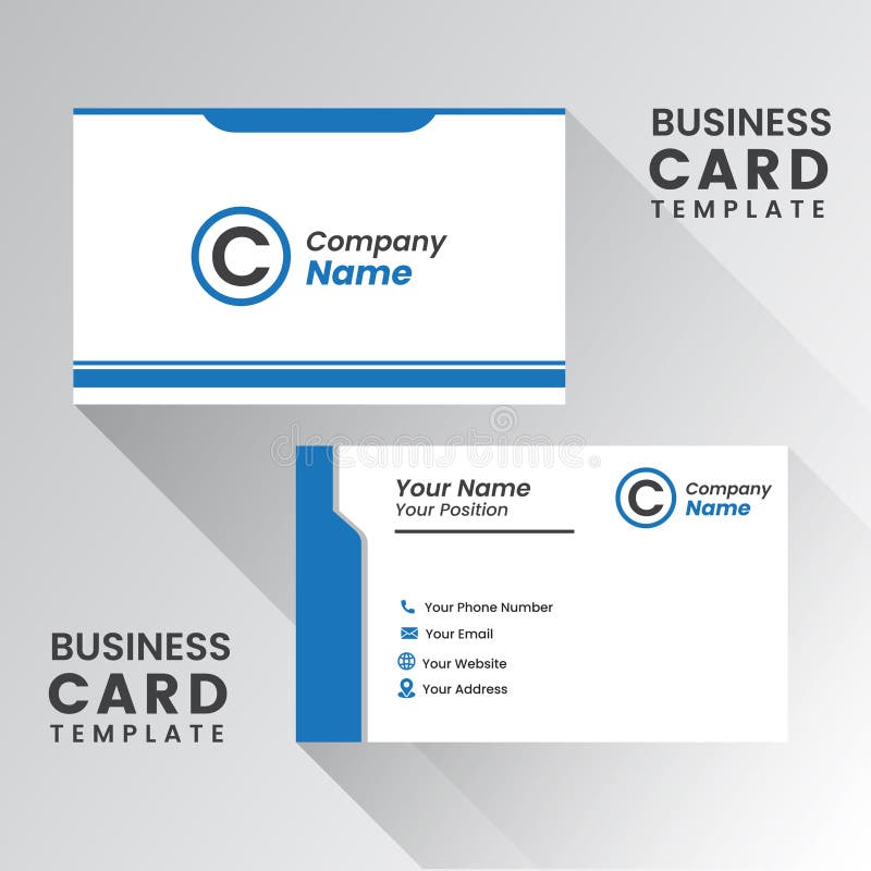 Good Modern Creative Business Card and Name Card Inspirational Stock