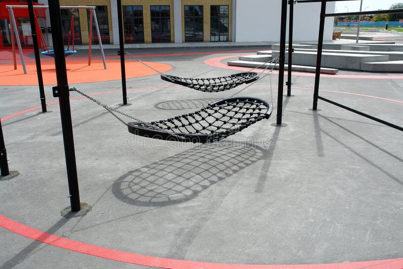 Modern creative design playground swings