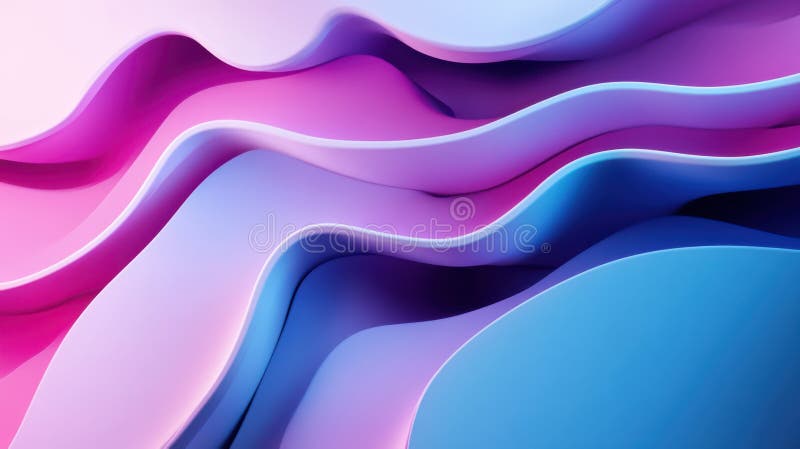 Modern 3D illustration of abstract background design royalty free illustration
