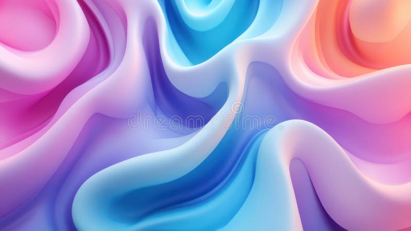 Modern 3D illustration of abstract background design stock illustration