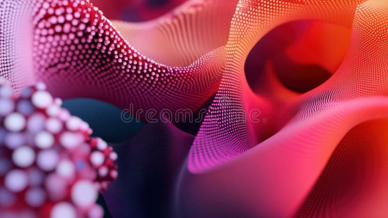 Modern 3D illustration of abstract background design royalty free illustration