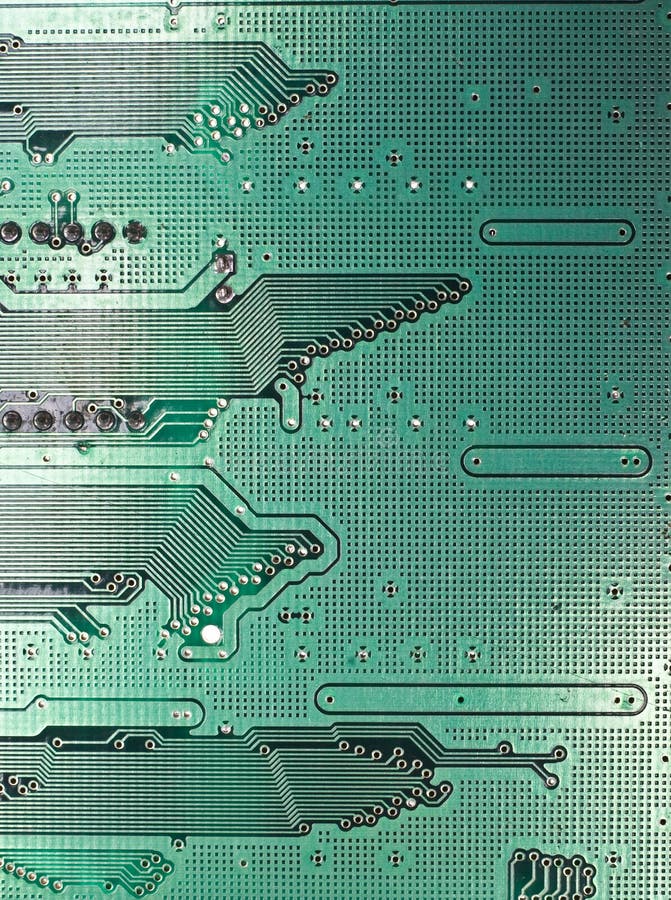 Modern Dark Green Circuit Board Stock Image - Image of circuit ...