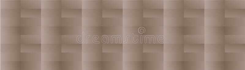 Modern, decorative background. Brown, shiny stone tiles. Geometric, architectural pattern. royalty free illustration