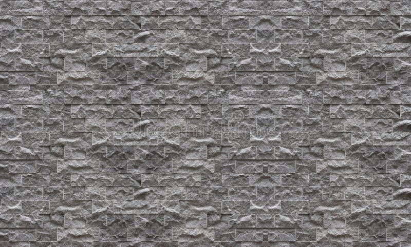 Modern design stone brick block masonry fence stack wall texture background.