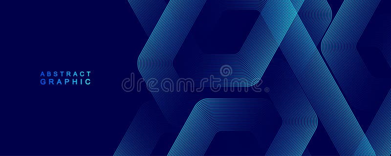 Modern digital technology background design with hexagons futuristic hexagonal abstract mesh concept geometric stripe line art for ilustração stock
