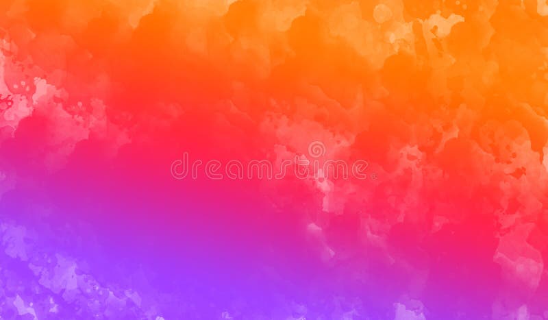 Rainbow water color abstract background, colourful 3D effect abstract background stock photo