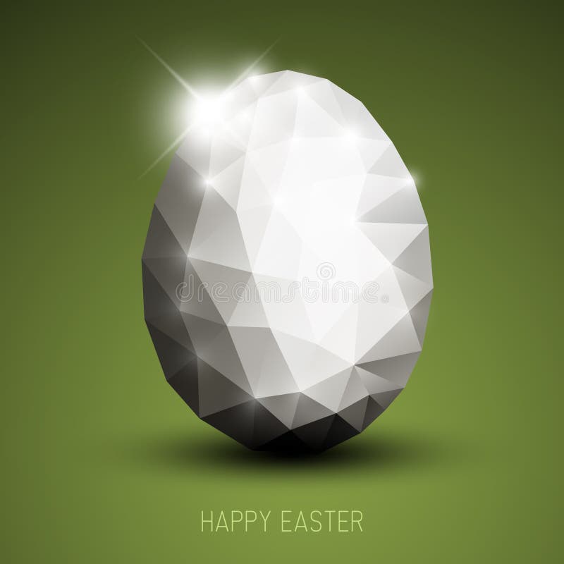 Modern easter egg illustration