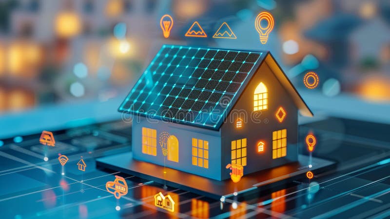 friendly Smart Home, Advanced Solar Panels. Digital ... Circuit Diagram
