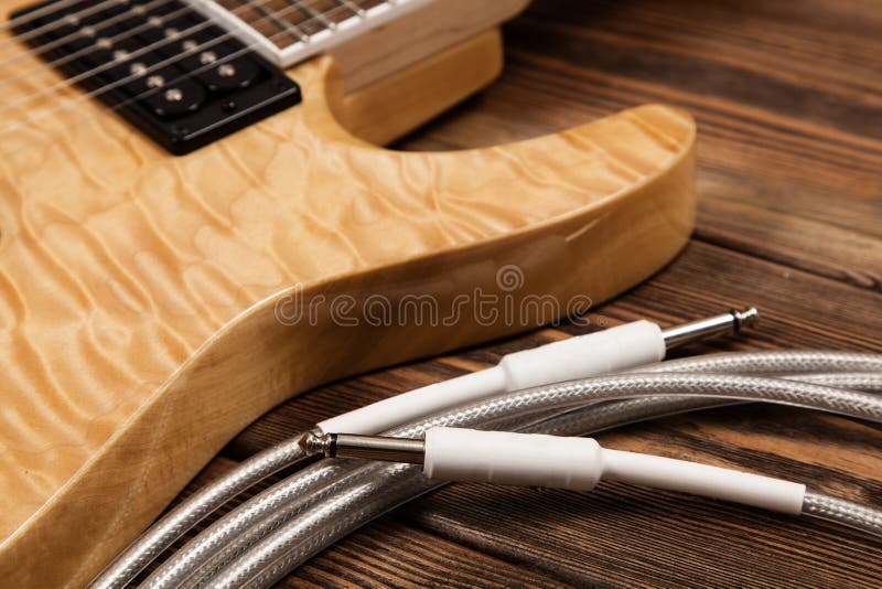 Modern electric guitar stock image. Image of musical 53377835