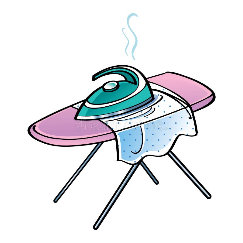 Modern Electric Iron vector illustration