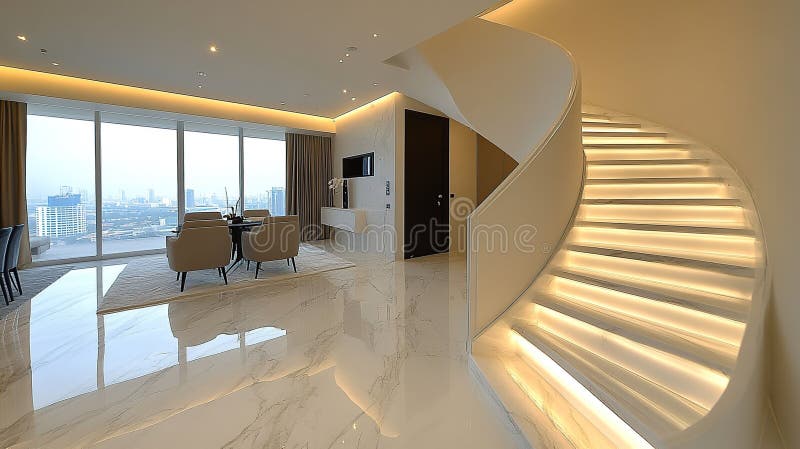 View of Modern Penthouse Interior Design Ideas That Feel Elegant and Family ...