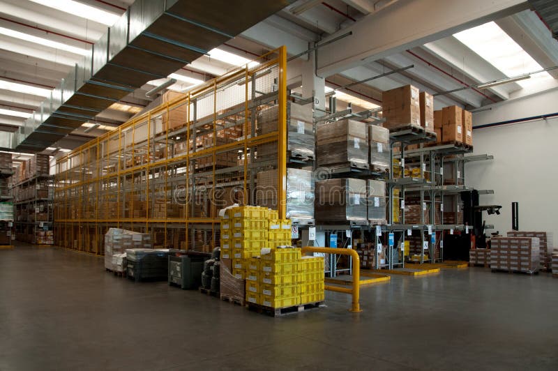 Modern Factory Plant Warehouse Stock Image Image of industrial