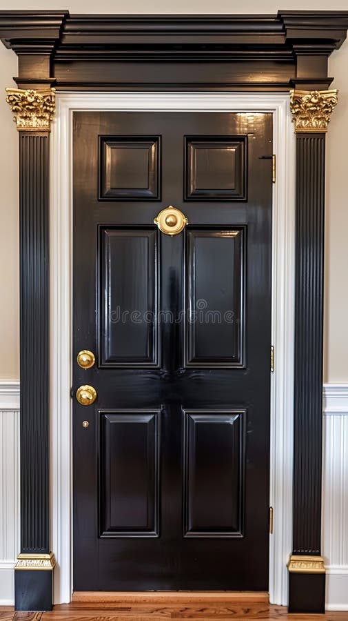 A Modern Farmhouse Interior Design House, Adorned with Single Panel ...