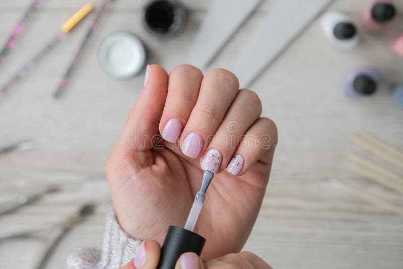 Modern Female Nude Design Manicure. Nail Care, Self Care. Professional Hardware Manicure. Procedure for the Preparation of Nails. Stock Photo - Image of home, healthy: 221181690 Modern Female Nude Design Manicure. Nail Care, Self Care. Professional Hardware Manicure. Procedure for the Preparation of Nails. Stock Photo - Image of home, healthy: 221181690