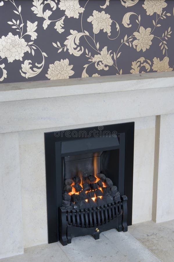 Modern fireplace