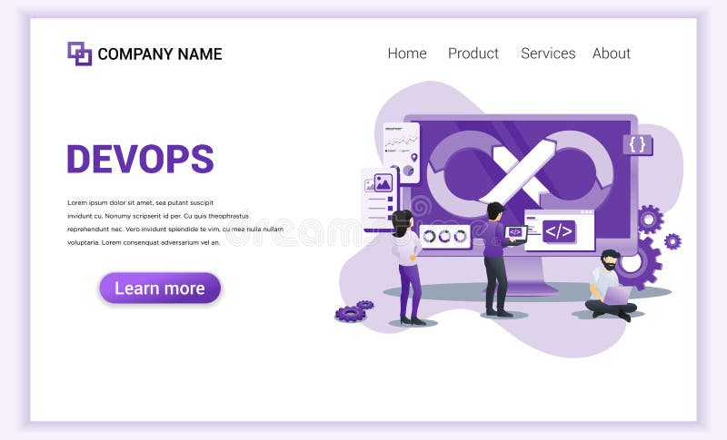 Modern Flat design concept of Programmers at work concept, software development with characters. Can use for web banner, business vector illustration