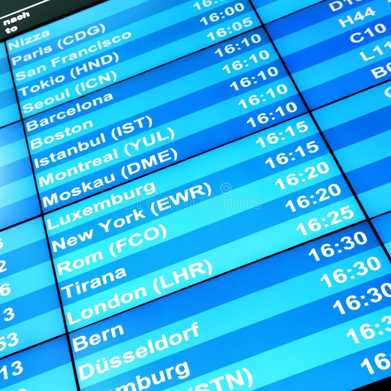 Airport timetable stock photo. Image of schedule, sign 20067032