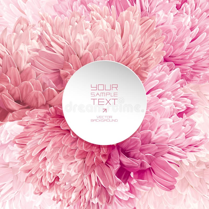 Modern floral background stock illustration