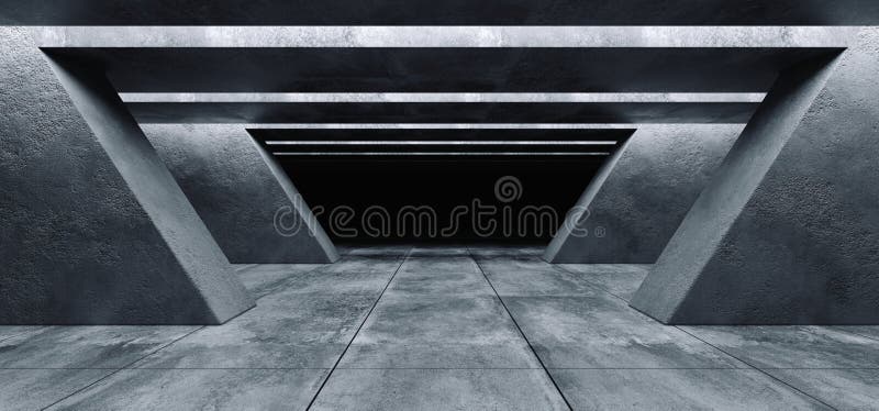 Modern Futuristic Concrete Background Grunge Empty Dark Space Garage