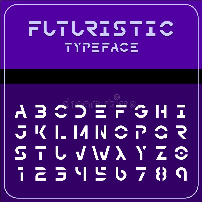 Modern futuristisk science fictionstilsort Framtida utrymmetext vektor illustrationer Modern futuristisk science fictionstilsort Framtida utrymmetext vektor illustrationer