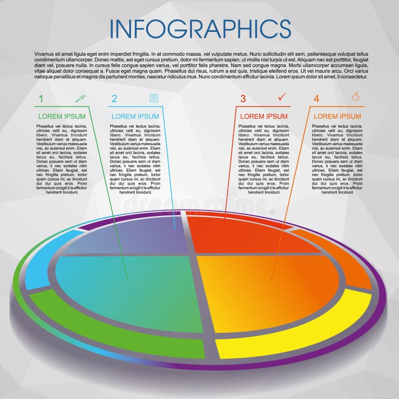 Modern färgrik vektor för infographicsalternativmall med colorf royaltyfri illustrationer Modern färgrik vektor för infographicsalternativmall med colorf royaltyfri illustrationer