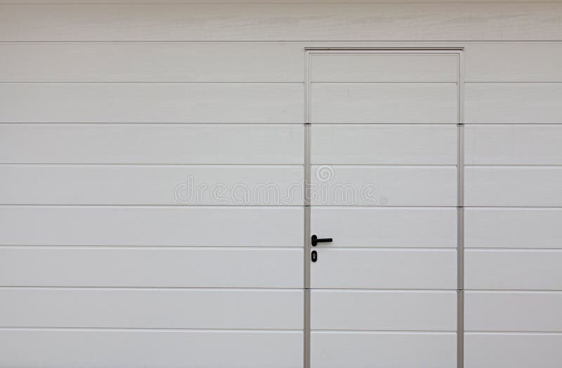Modern garage door stock photo. Image of industrial, residential 52379914
