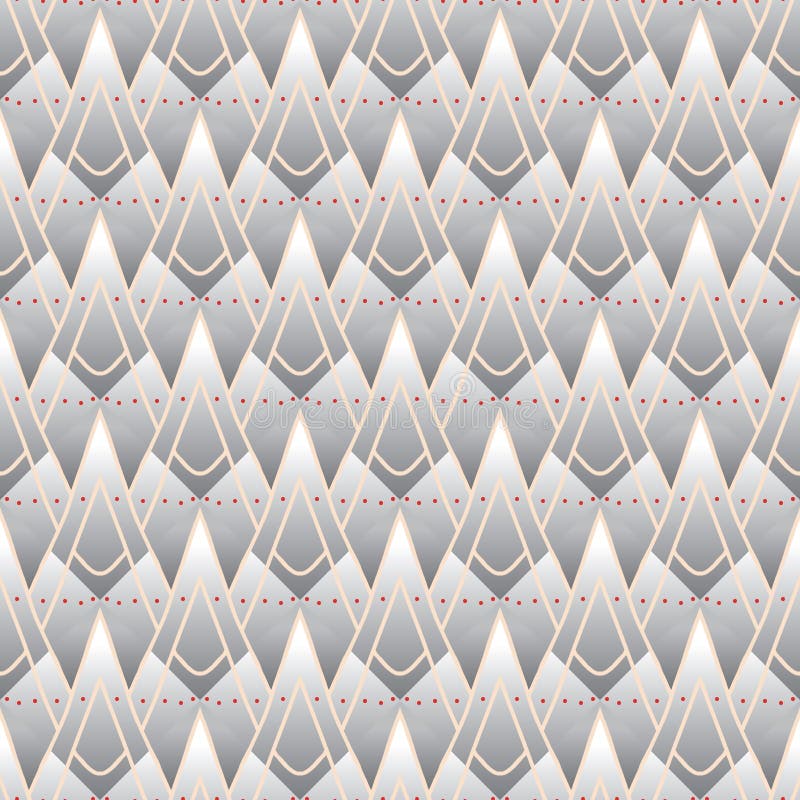 Modern geometric pattern with triangles stock illustration