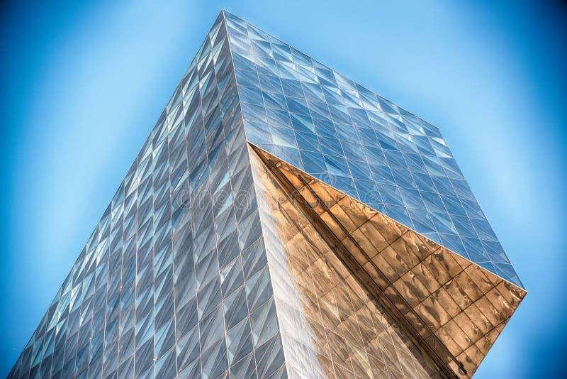 Modern glass building in abstract royalty free stock photography Modern glass building in abstract royalty free stock photography